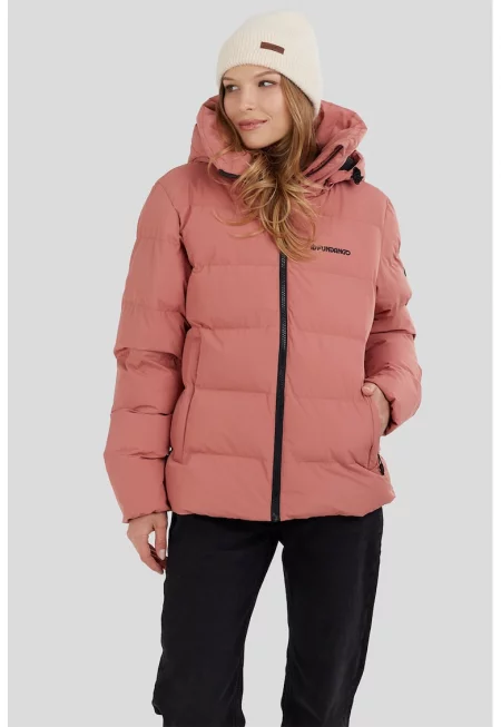 Подплатено зимно яке Amber с отделяща се качулка