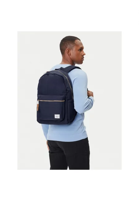 Раница унисекс -  тъмносин - текстил