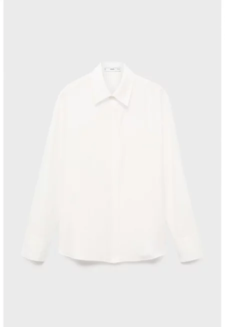 Риза с лиосел и лен и с остра яка