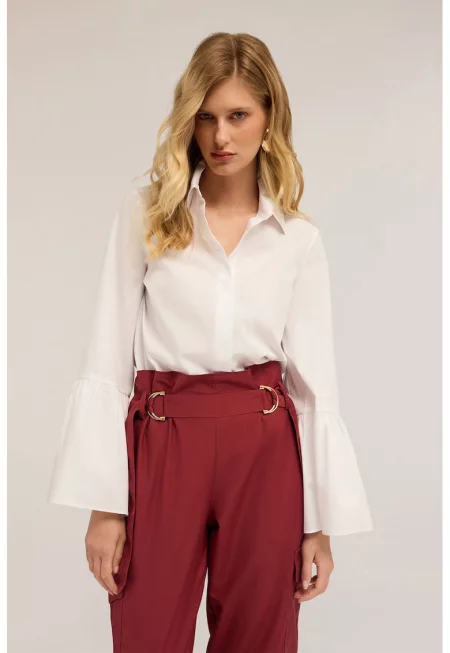 Риза с разкроени ръкави