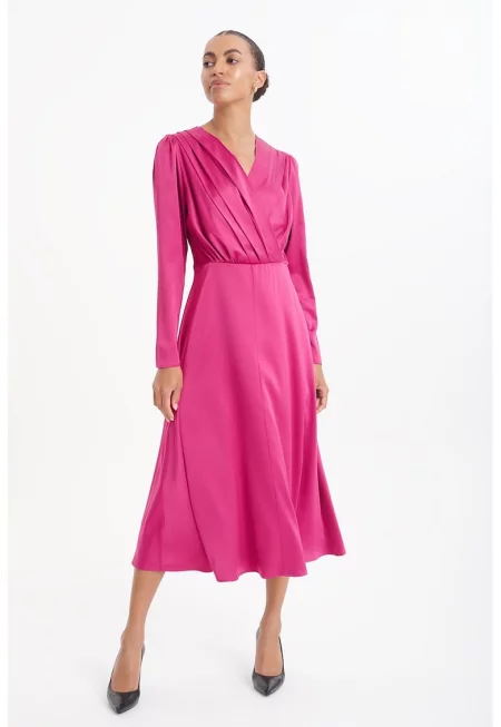 Рокля с плисе