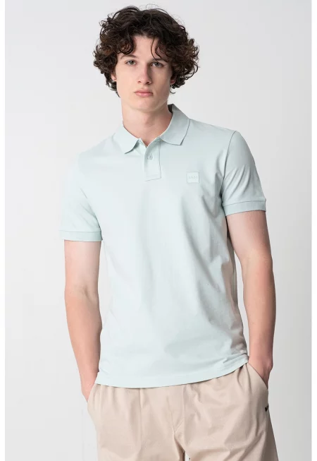 Слим тениска Passenger с яка