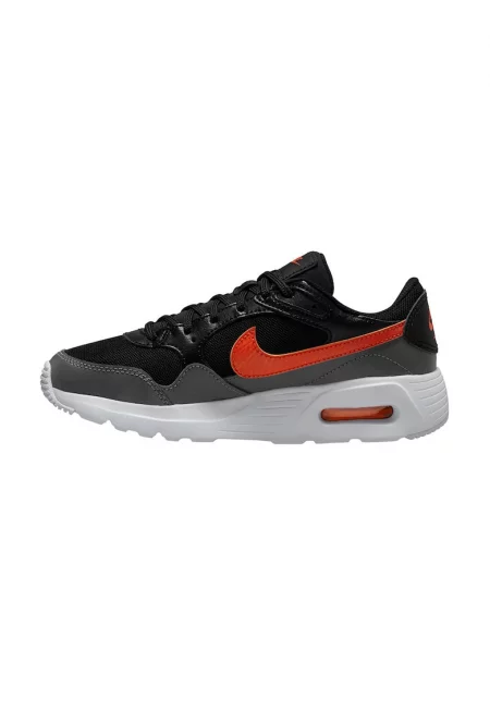 Спортни обувки Air Max SC с кожа - Черен/Мандарина/Tъмносив