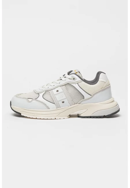 Спортни обувки Eagle от еко кожа с текстил - Пепеляво сиво