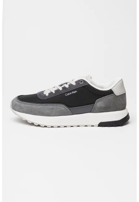 Спортни обувки с велур и кожа