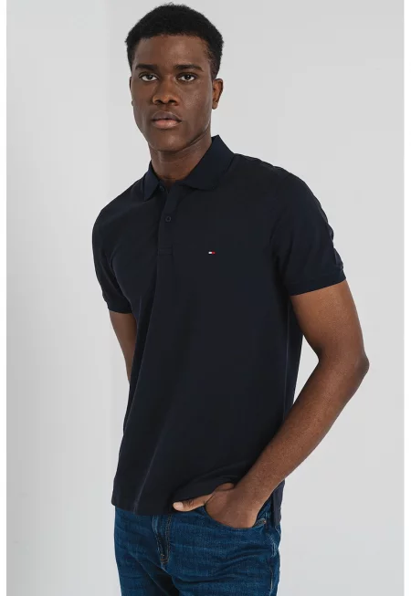 Стандартна тениска с яка - Ултрамарин синьо