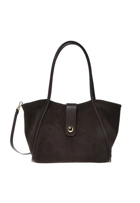 Велурена чанта тоут