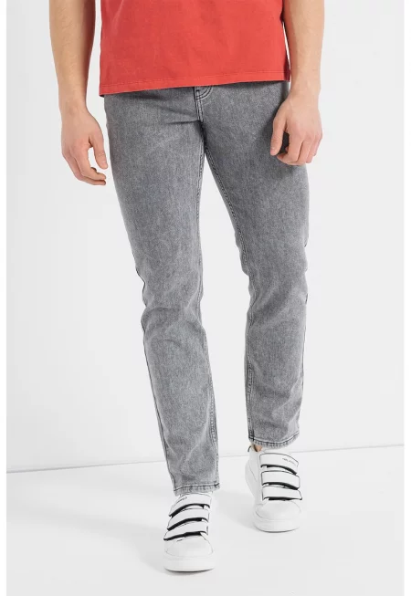 Вталени дънки - Сив