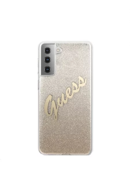 Защитен калъф Cover  Glitter Gradient за Samsung Galaxy S21 Ultra GUHCS21LPCUGLSGO - Gold