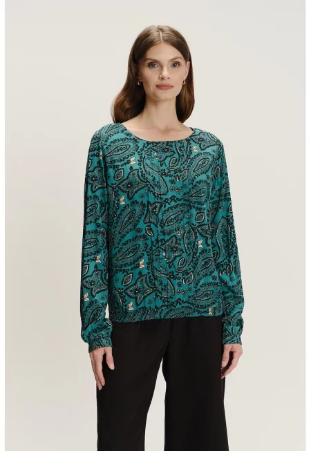 Блуза с принт