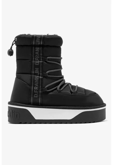 Боти без закопчаване - Черен