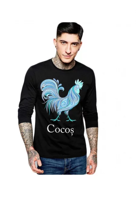 Черна мъжка блуза - Cocos