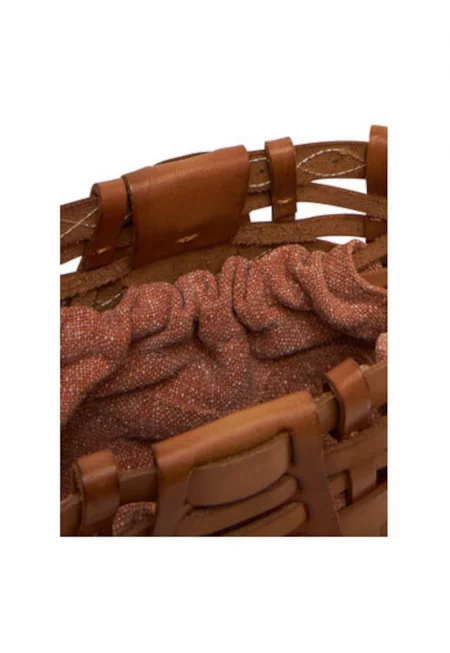 Дамска чанта  WHA-1121 - Естествена кожа - Кафява