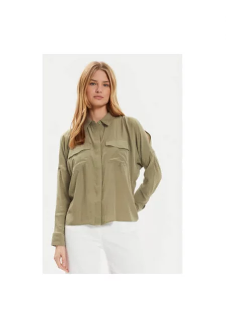 Дамска риза -  304218637 - Найлон/Полиестер - Зелена