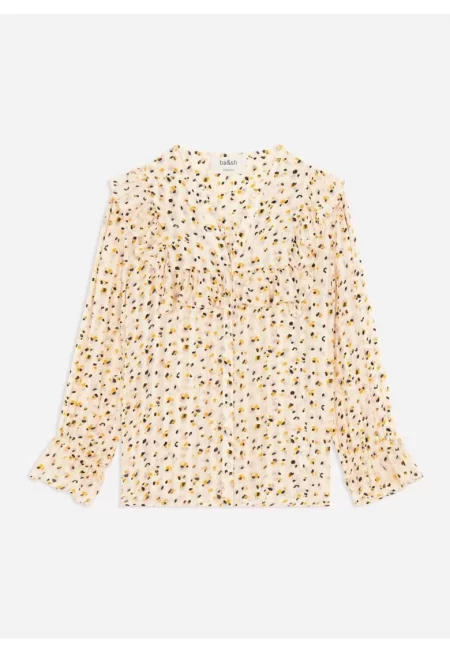 Дамска риза -  Памук/Вискоза - Бежово - Бежов