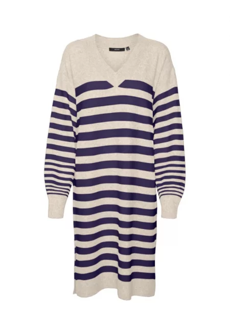 Дамска рокля -  302986910 - Полиестер - Бежов