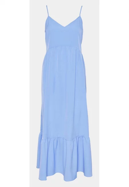 Дамска рокля - парчета - 303434700 - синя - полиестер