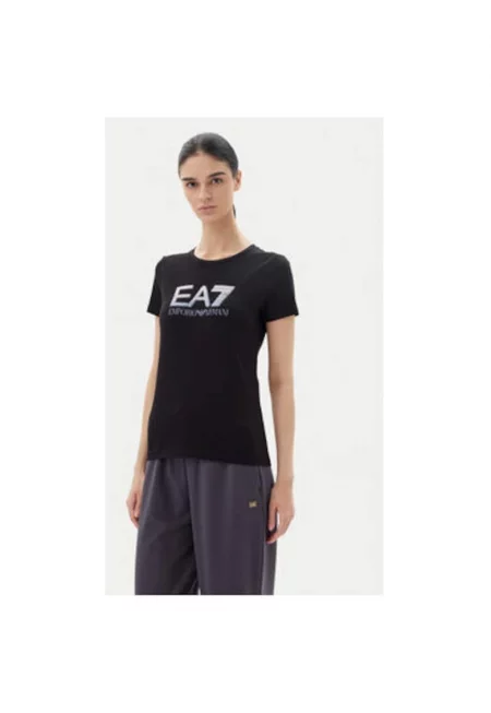 Дамска тениска  Emporio Armani - 7W000183 AF10373 - Памук - Черен - Черен