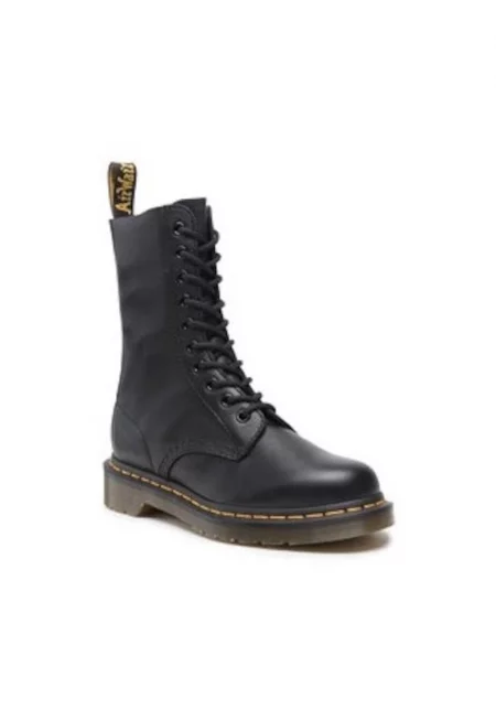 Дамски ботуши Dr Martens 1490 - естествена кожа - черни - Черен