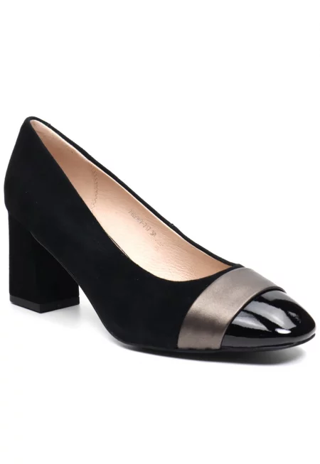 Дамски обувки JGFH9107 717 L2 I черен велур