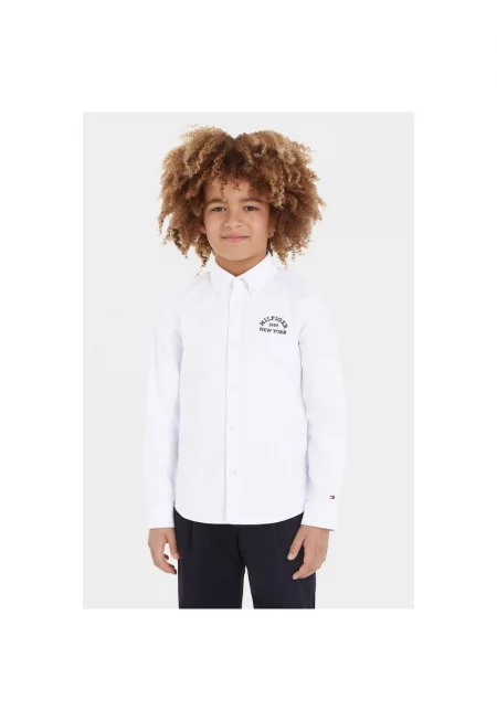 Детска риза  Бял