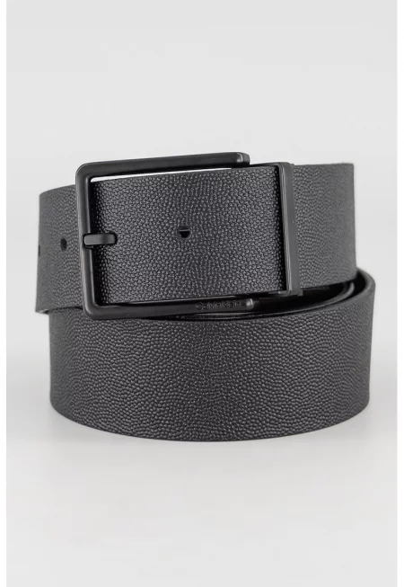 Двулицев кожен колан - Тъмнокафяв/Черен