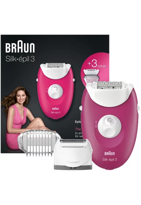 Епилатор  Silk-epil 3 - Розово
