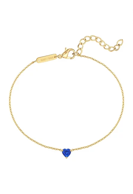 Гривна с 14К злато и циркони - Златист