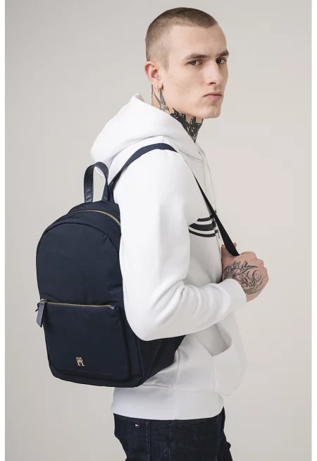 Худи с памук - Бял