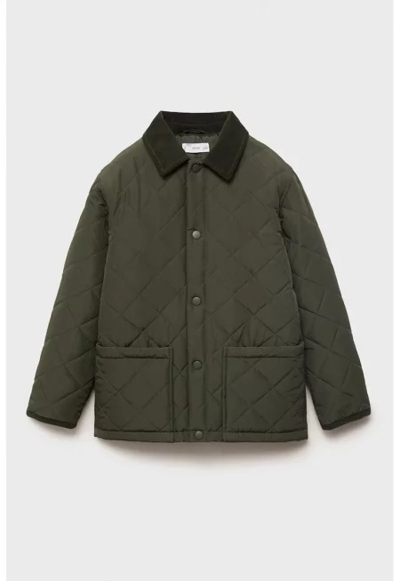 Капитонирано яке с пришити джобове