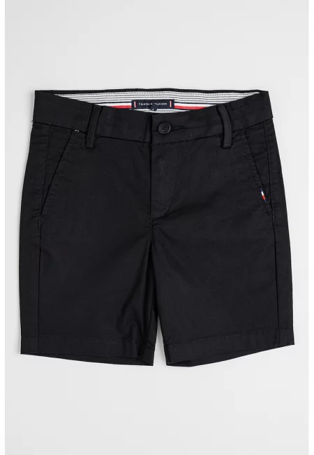 Къс панталон от деним - Черен