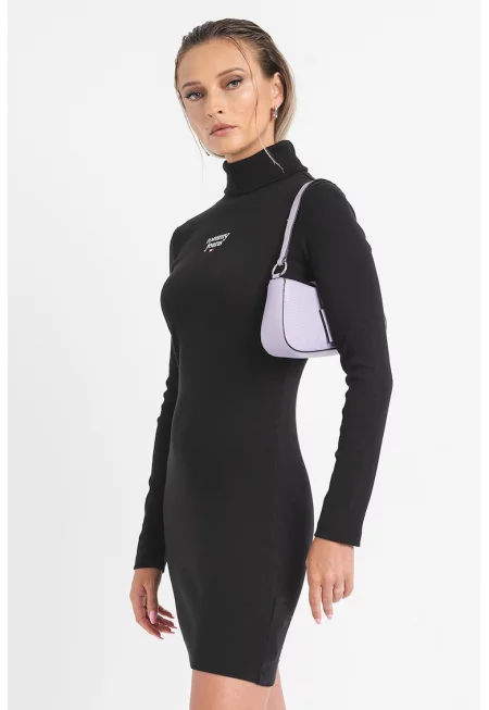 Къса рокля-поло - Черен