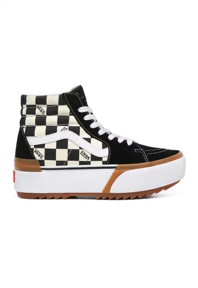 Кецове SK8-Hi Stacked с платформа и велур