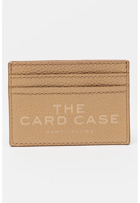 Кожен калъф с лого - Бежов