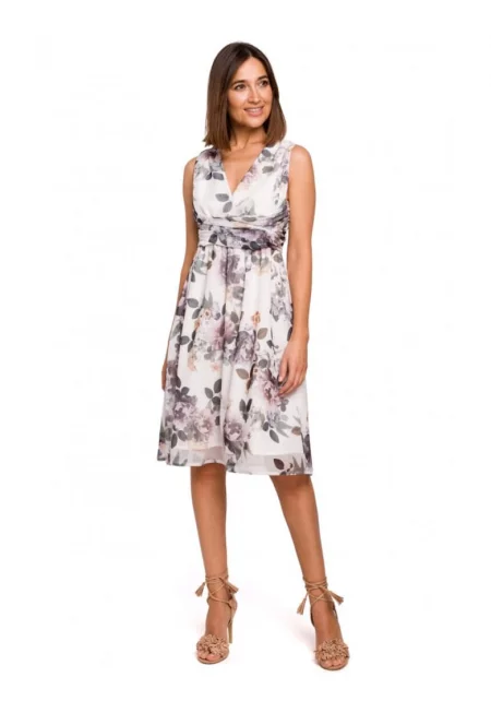 Лятна рокля - стил - полиестер - многоцветен1