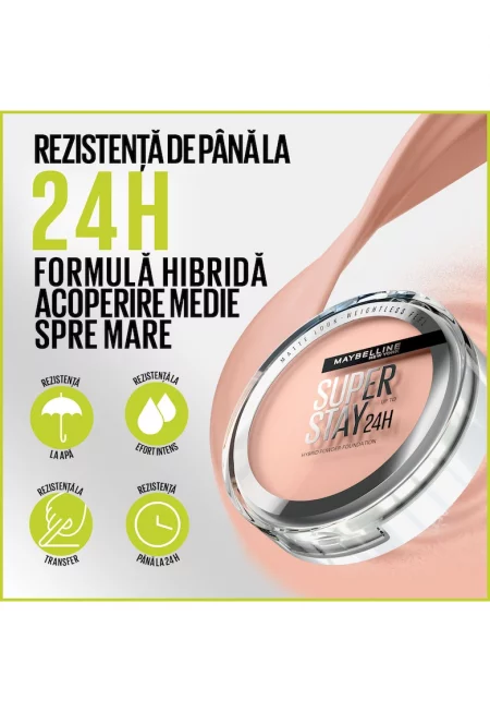 Maybelline New York SuperStay 24H хибридна пудра фон дьо тен - 9 гр