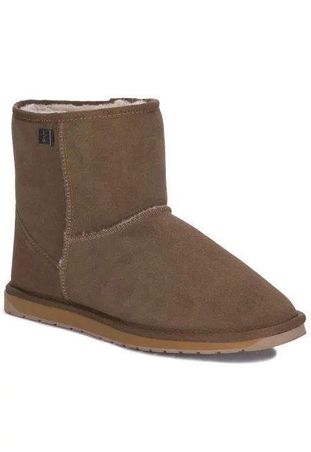 Мъжки боти - Ему - Естествена кожа - Кафяви