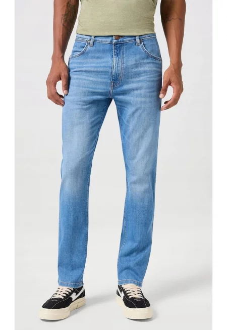 Мъжки дънки  Larston Reflections - памук/полиестер/еластан - син