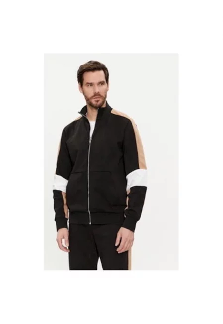 Мъжки суичър  303674885 - Памук/Полиестер - Черна - Черен