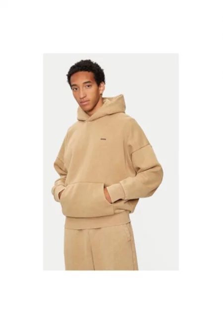 Мъжки суитшърт -  304112164 - Памук/Полиестер - Бежов - Бежов