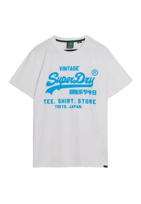 Мъжки тениски - D2 OVIN NEON VL T SHIRT - Мъжки - HYDRO BLUE - L