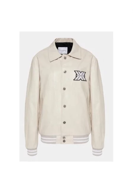 Мъжко яке -  303886516 - Естествена кожа - Бежов - Бежов