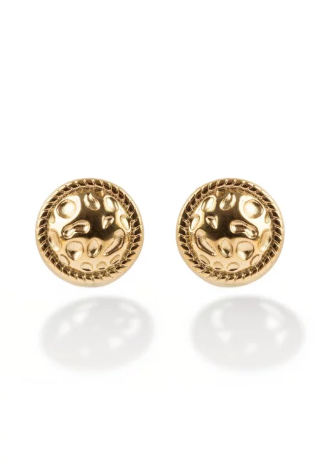 Обеци с 18K злато