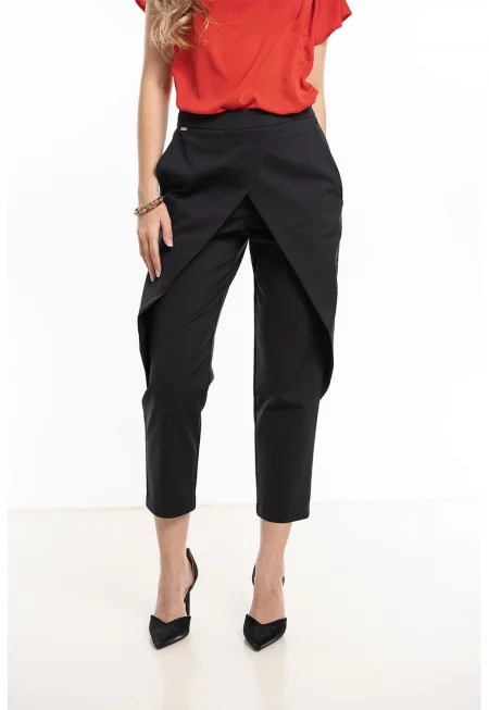 Официален панталон капри Ellen - Черен