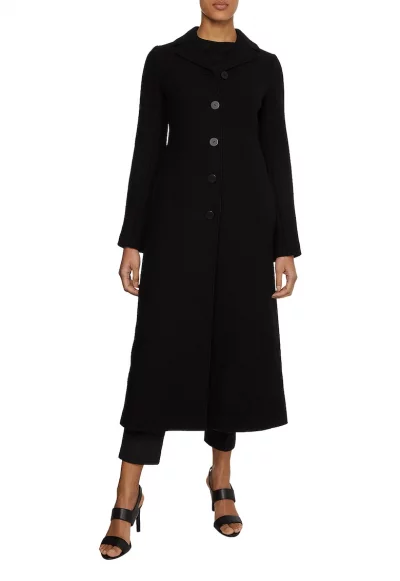 Олекотено вълнено палто