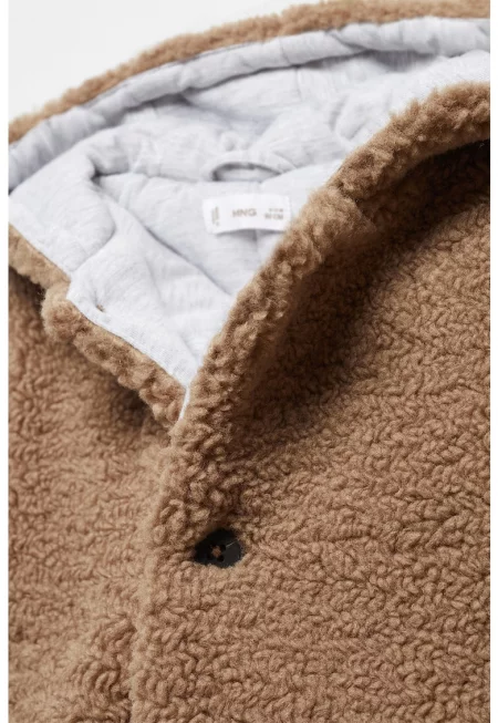 Палто Ciro с качулка и еко пух