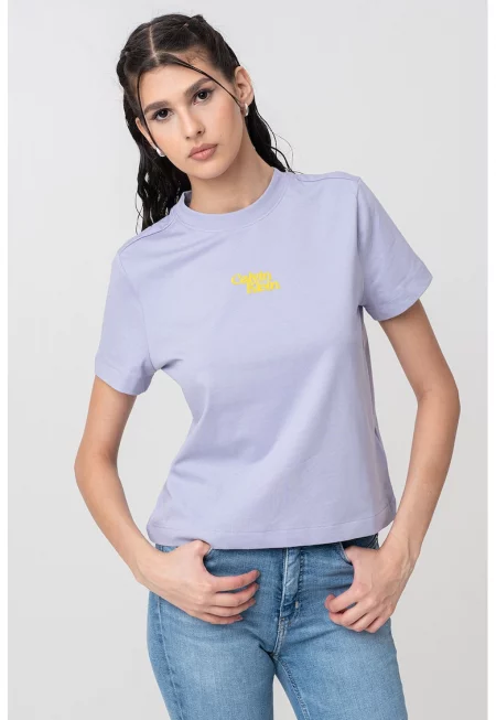 Памучна тениска с лого