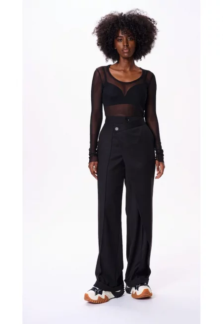 Панталони с асиметрична талия Sanak