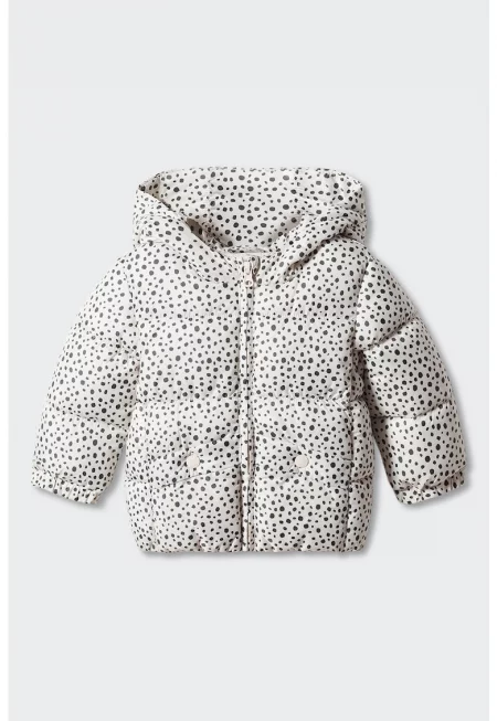 Подплатено зимно яке June с качулка