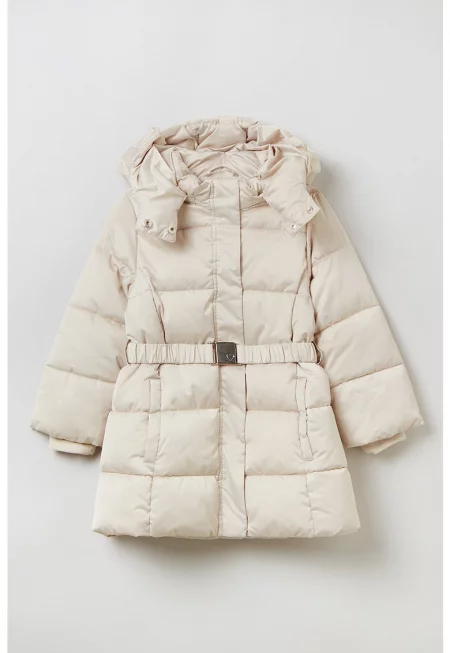 Подплатено зимно яке с колан